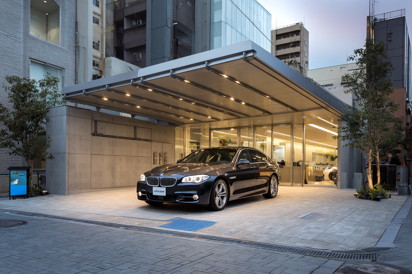 ディーラーに置かれたBMW